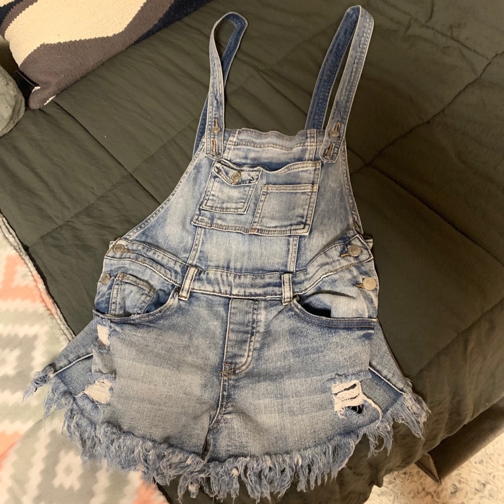 Almost Famous Overall Shorts